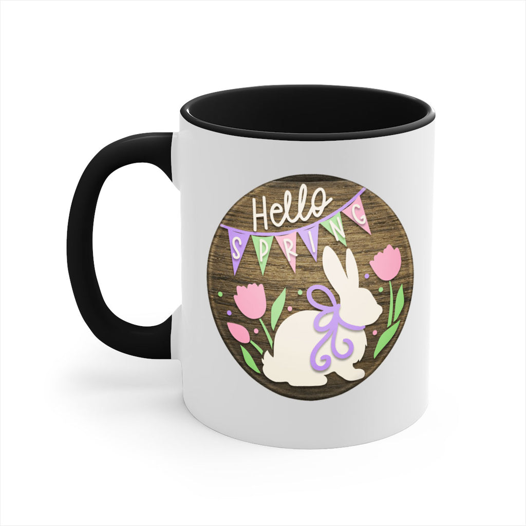 Hello spring bunny Mockup190#- spring-Mug / Coffee Cup