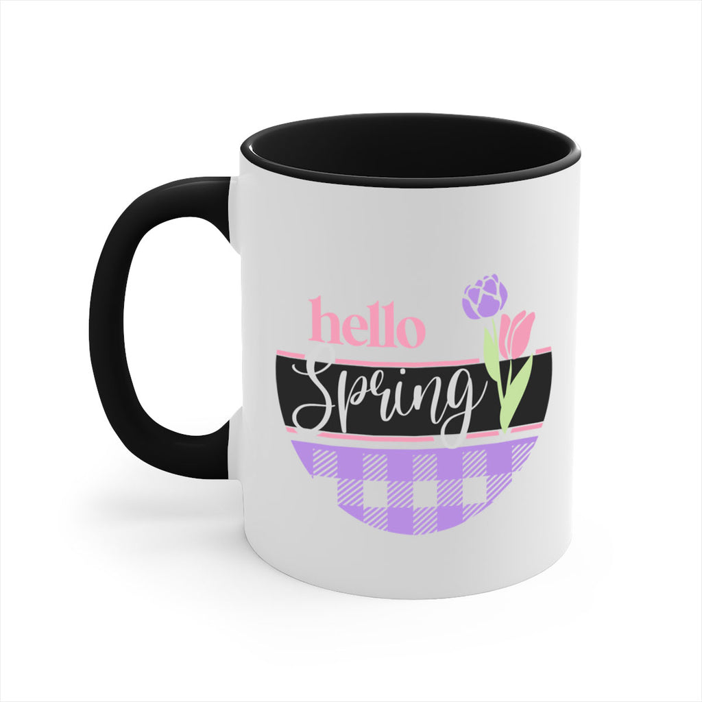Hello spring plaid206#- spring-Mug / Coffee Cup