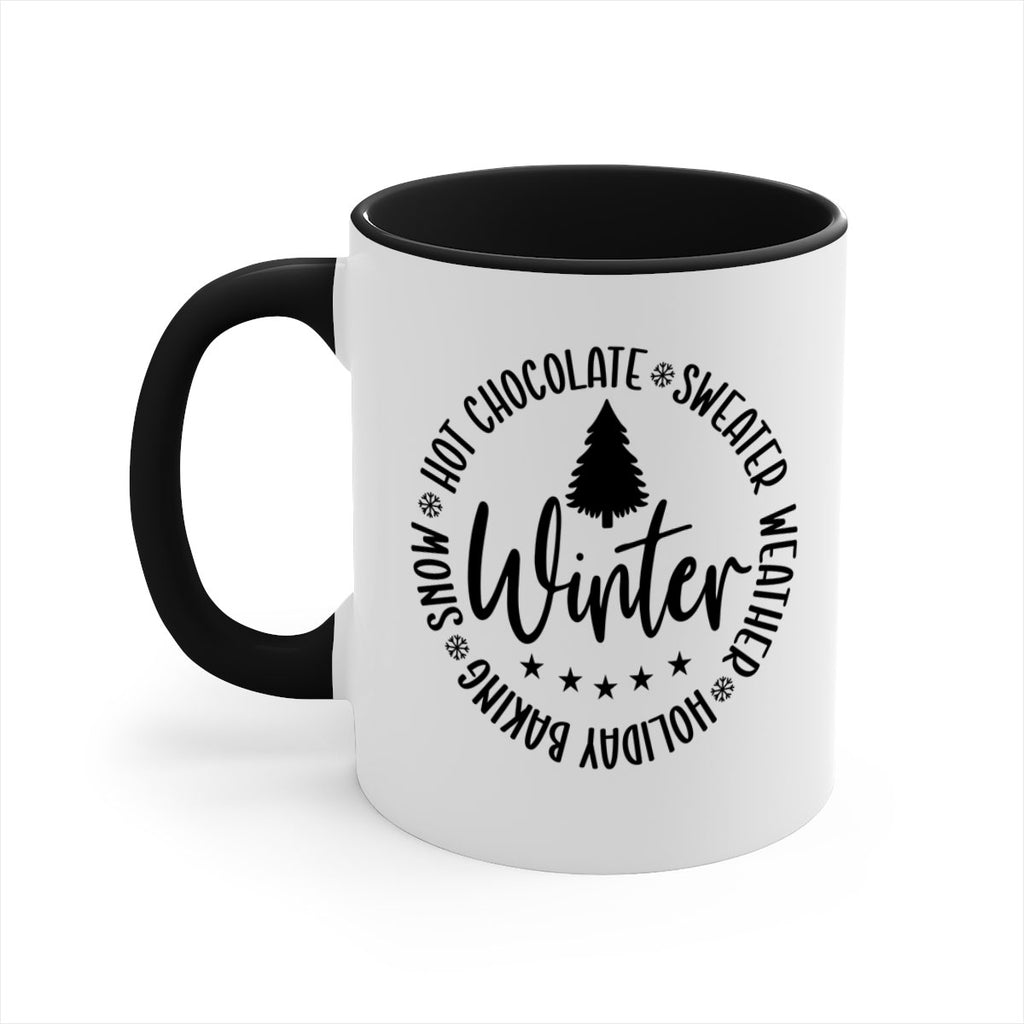 Hot Chocolate Sweater Weather Holiday Baking Snows196#- winter-Mug / Coffee Cup
