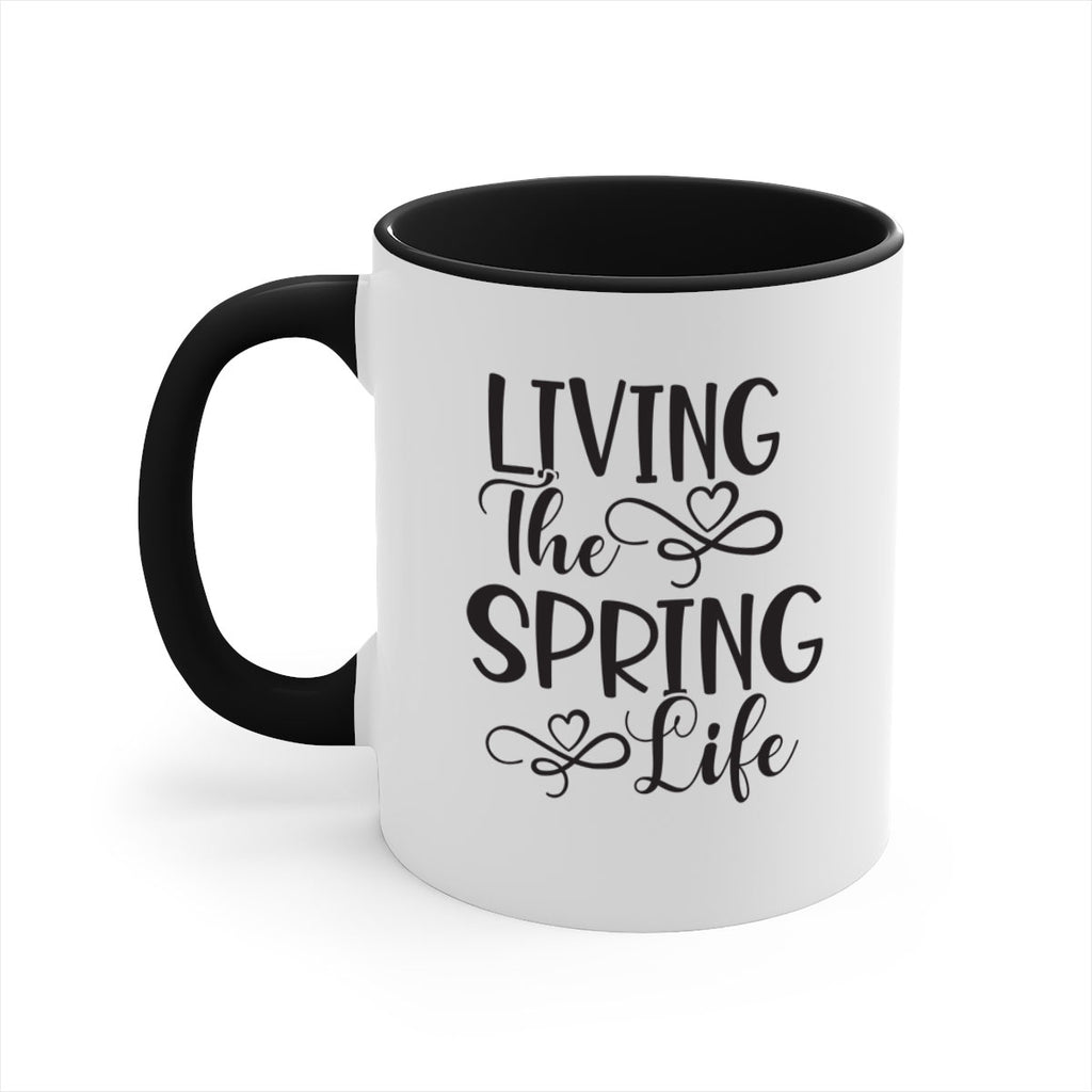 Living the spring life323#- spring-Mug / Coffee Cup