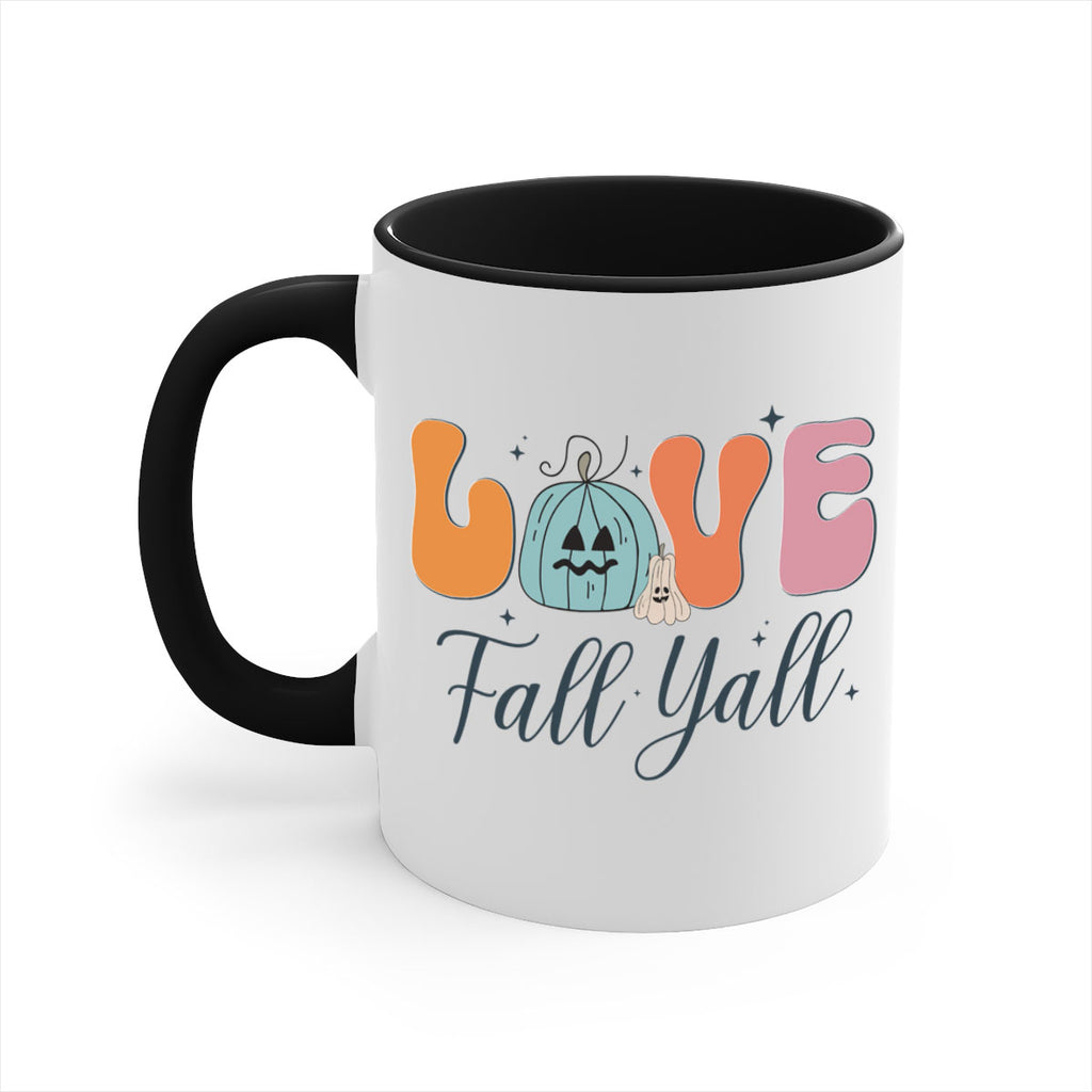 Love Fall Yall 413#- fall-Mug / Coffee Cup