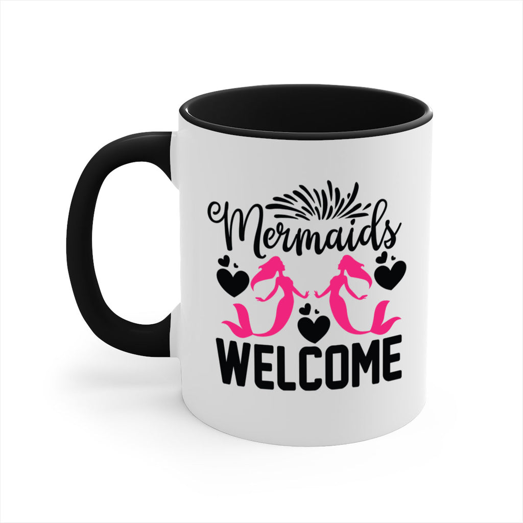 Mermaids Welcome 499#- mermaid-Mug / Coffee Cup