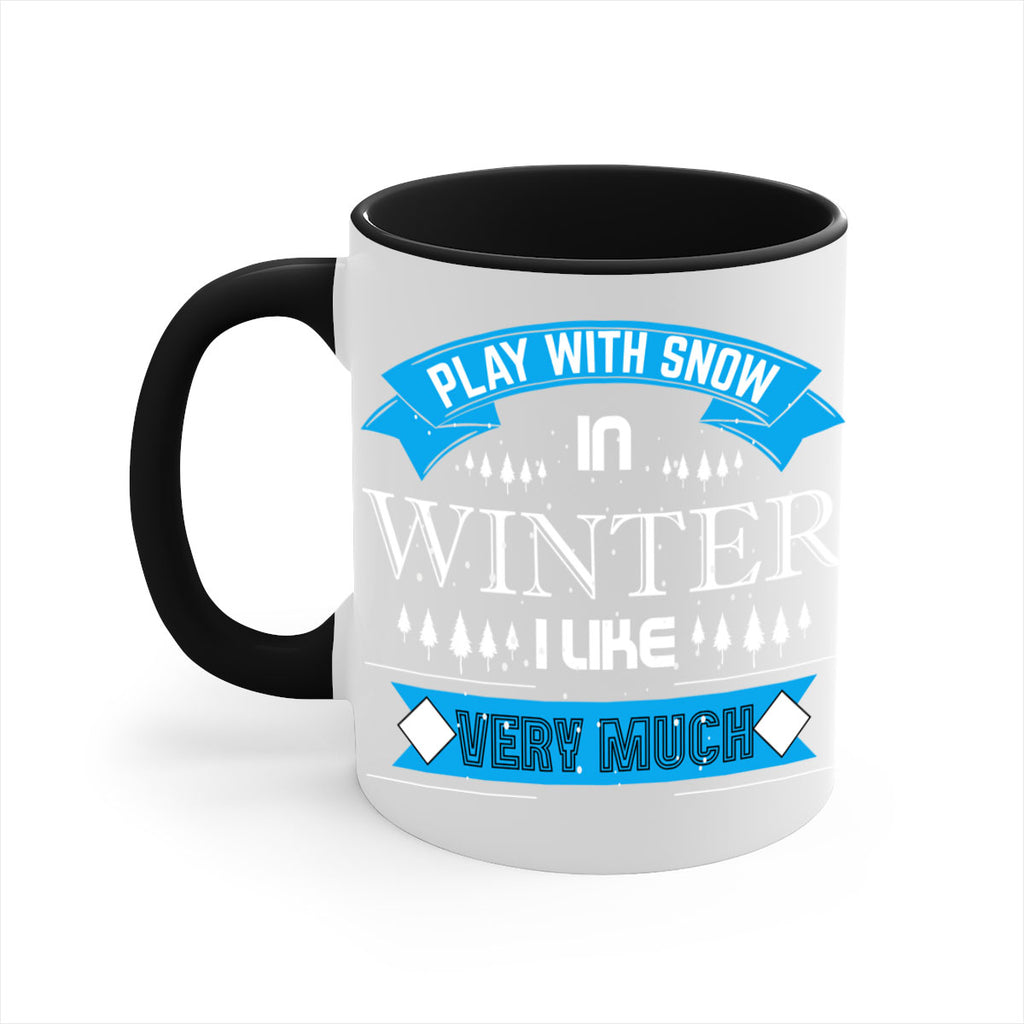 Play with Snow Winter 338#- winter-Mug / Coffee Cup
