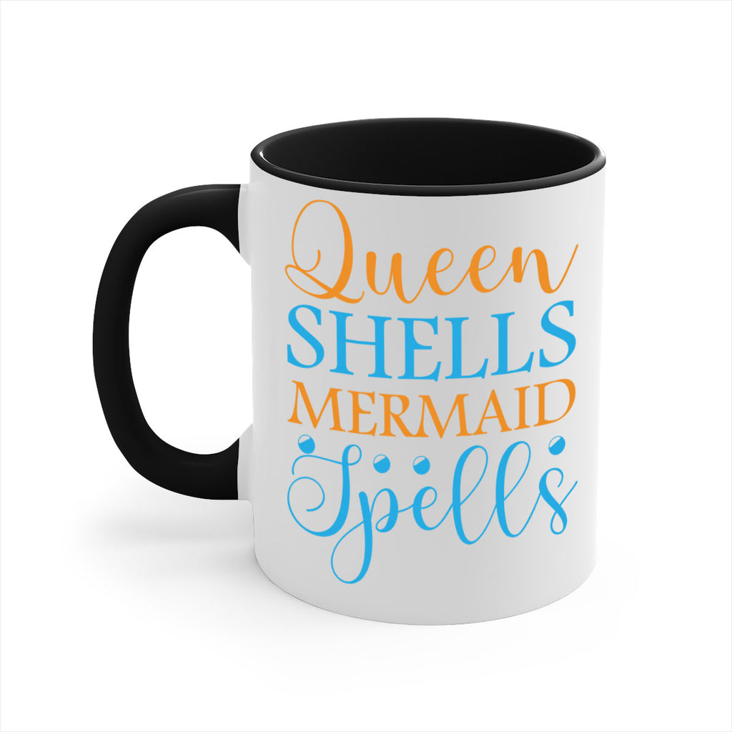 Queen Shells Mermaid Spells 546#- mermaid-Mug / Coffee Cup