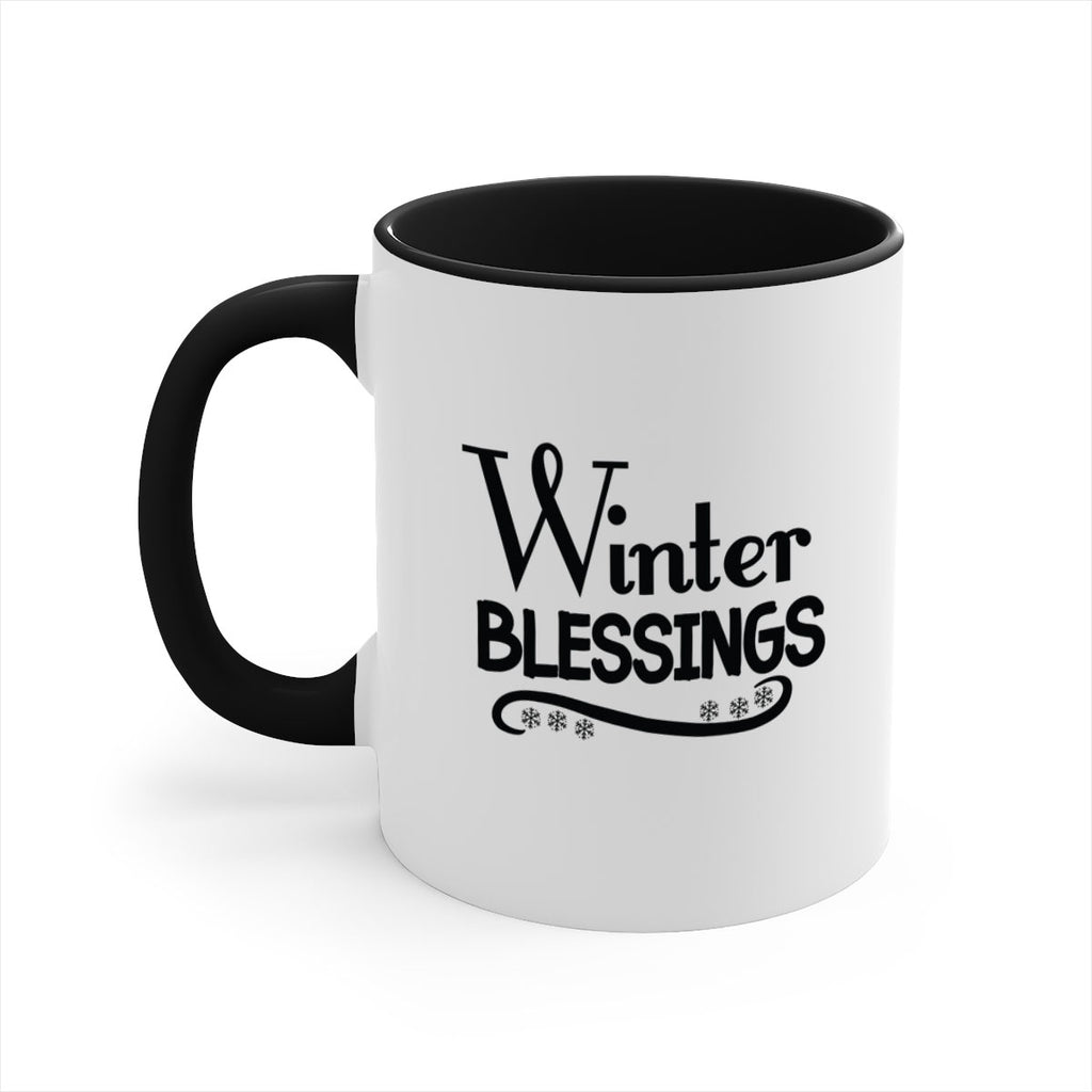 Winter Blessings 493#- winter-Mug / Coffee Cup