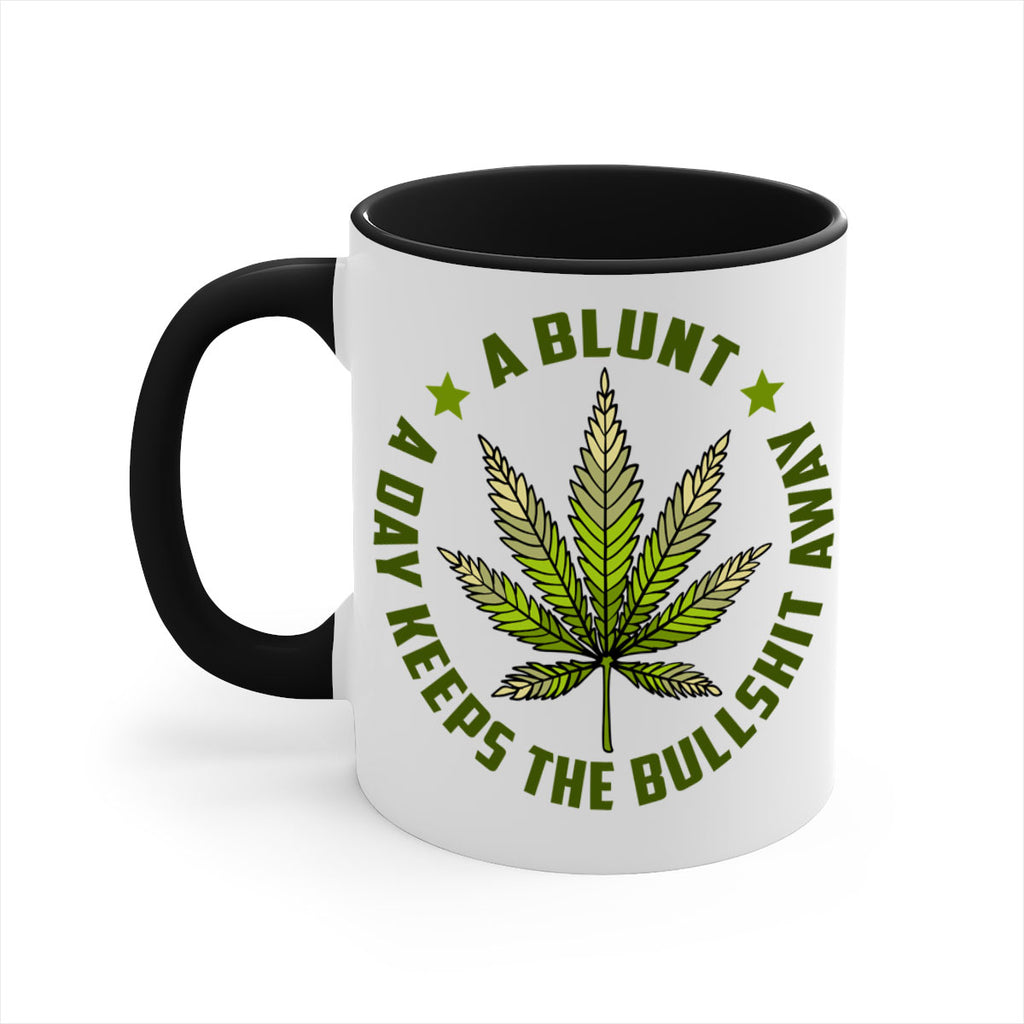 a blut a day keeps the BS away 5#- marijuana-Mug / Coffee Cup