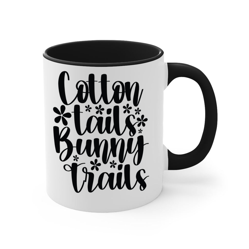 Cotton tails bunny trails  113#- spring-Mug / Coffee Cup