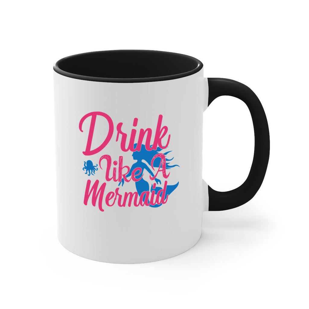 Drink Like A Mermaid 140#- mermaid-Mug / Coffee Cup