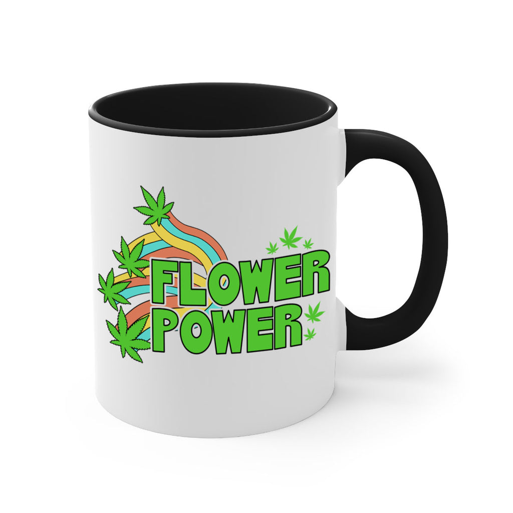 Flower Power Cannabis leaf 86#- marijuana-Mug / Coffee Cup
