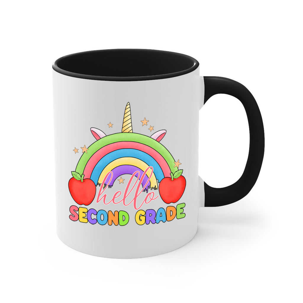 Hello 2nd Grade Unicorn Rainbow 13#- second grade-Mug / Coffee Cup
