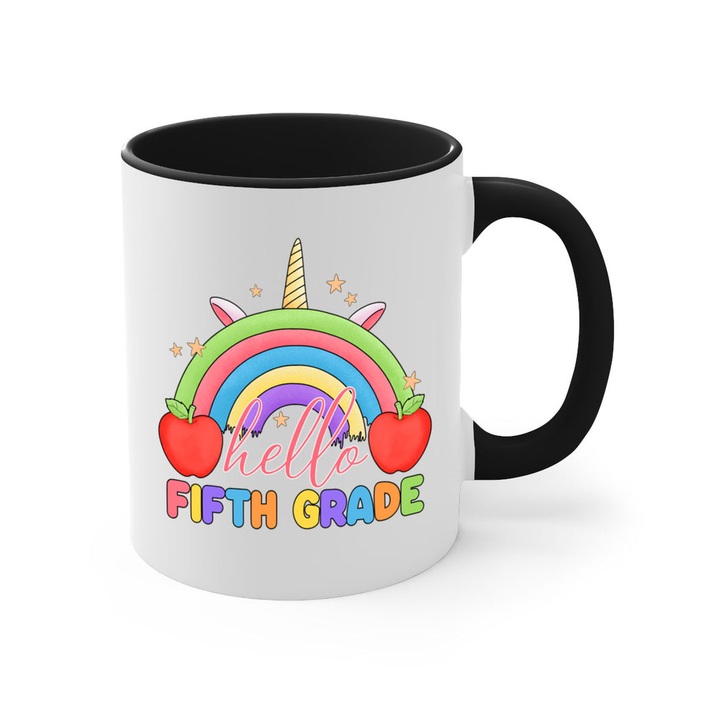 Hello 5th Grade Unicorn Rainbow 15#- 5th grade-Mug / Coffee Cup