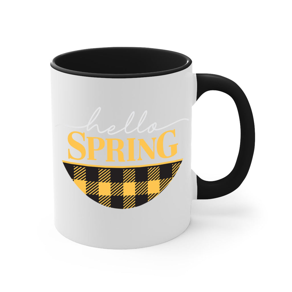 Hello Spring plaid 203#- spring-Mug / Coffee Cup