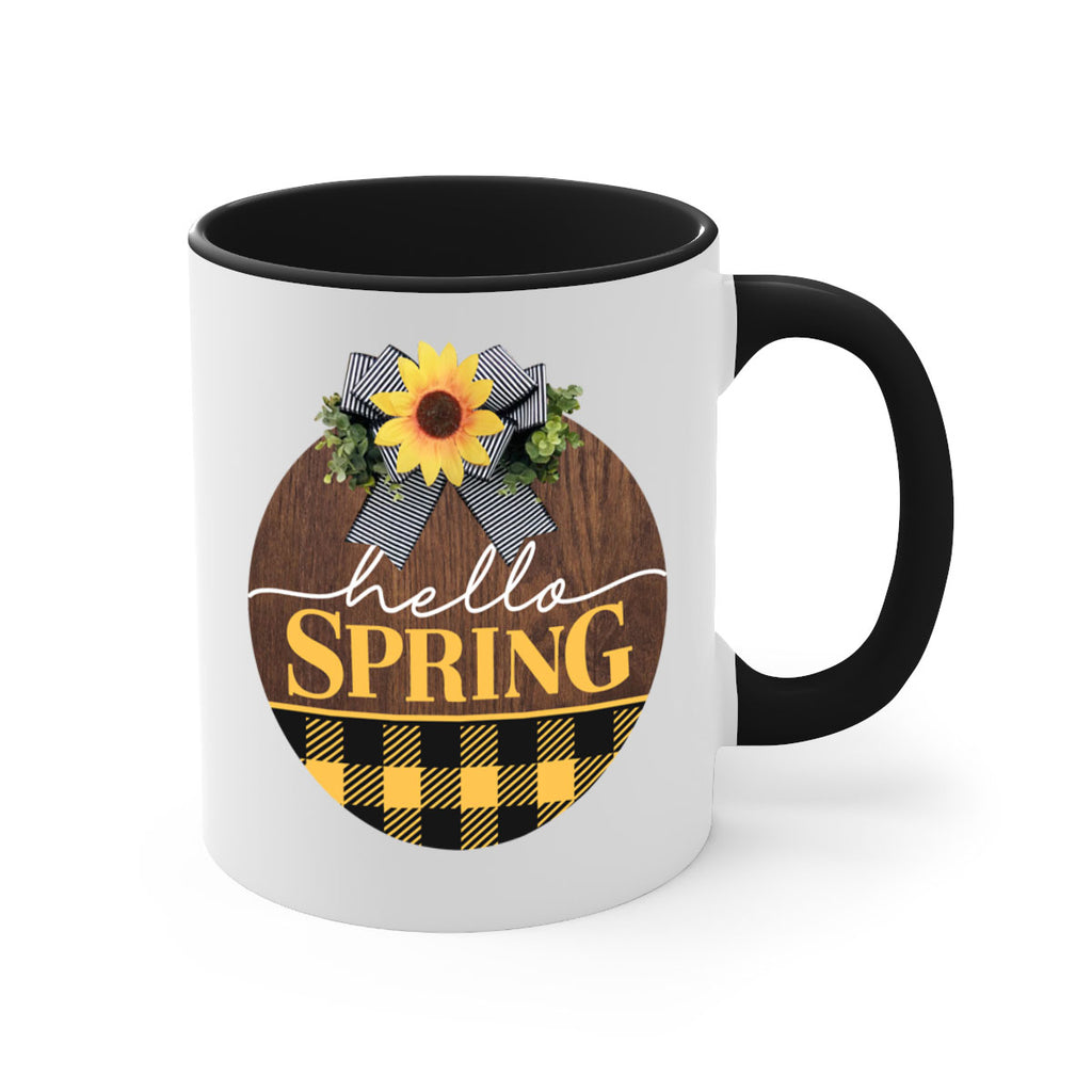 Hello Spring plaid Mockup 204#- spring-Mug / Coffee Cup