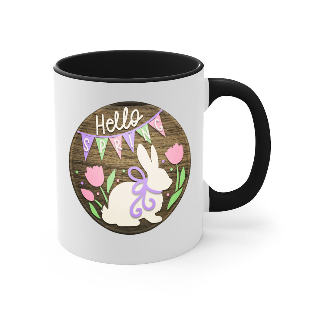 Hello spring bunny Mockup190#- spring-Mug / Coffee Cup