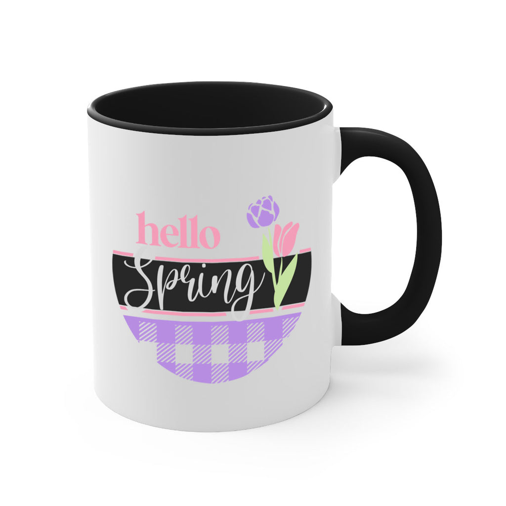 Hello spring plaid206#- spring-Mug / Coffee Cup