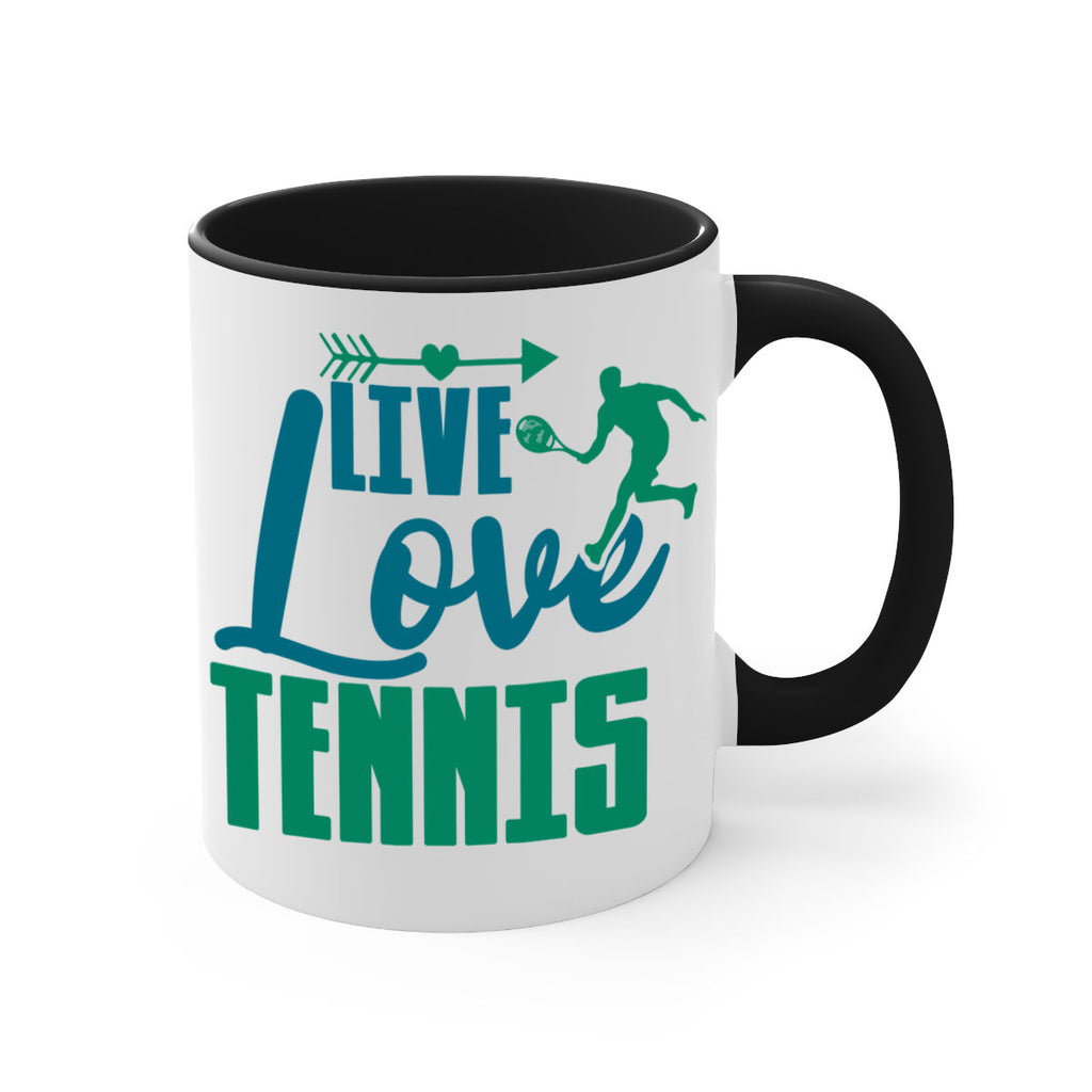 Live Love Tennis 828#- tennis-Mug / Coffee Cup