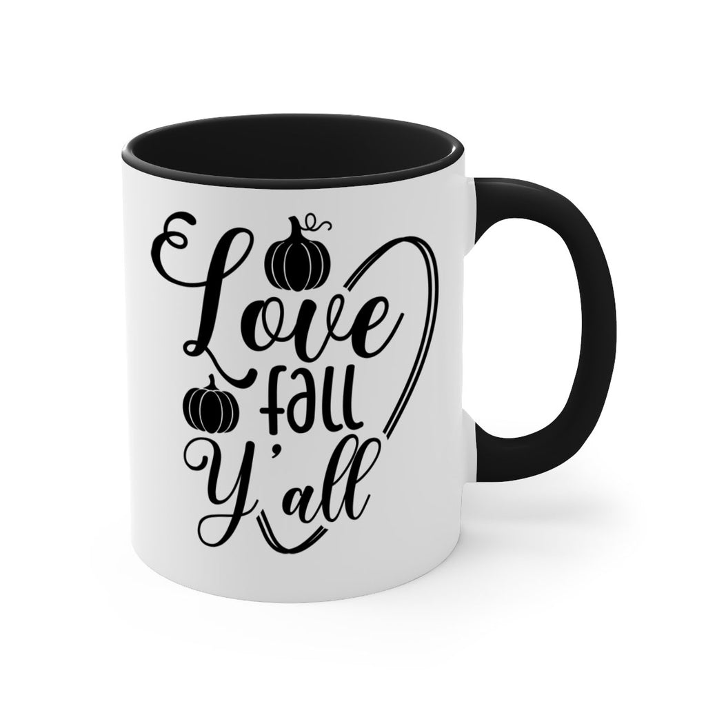 Love Fall Yall 412#- fall-Mug / Coffee Cup