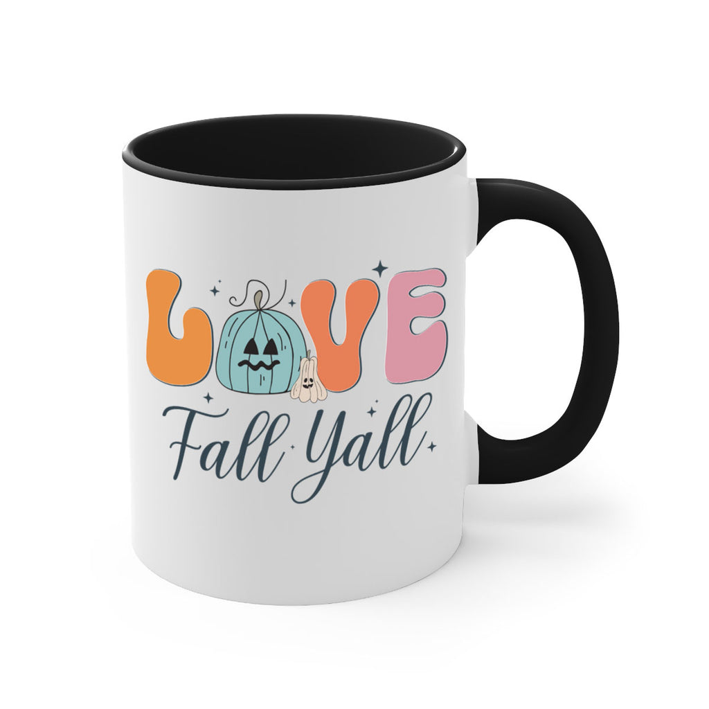 Love Fall Yall 413#- fall-Mug / Coffee Cup
