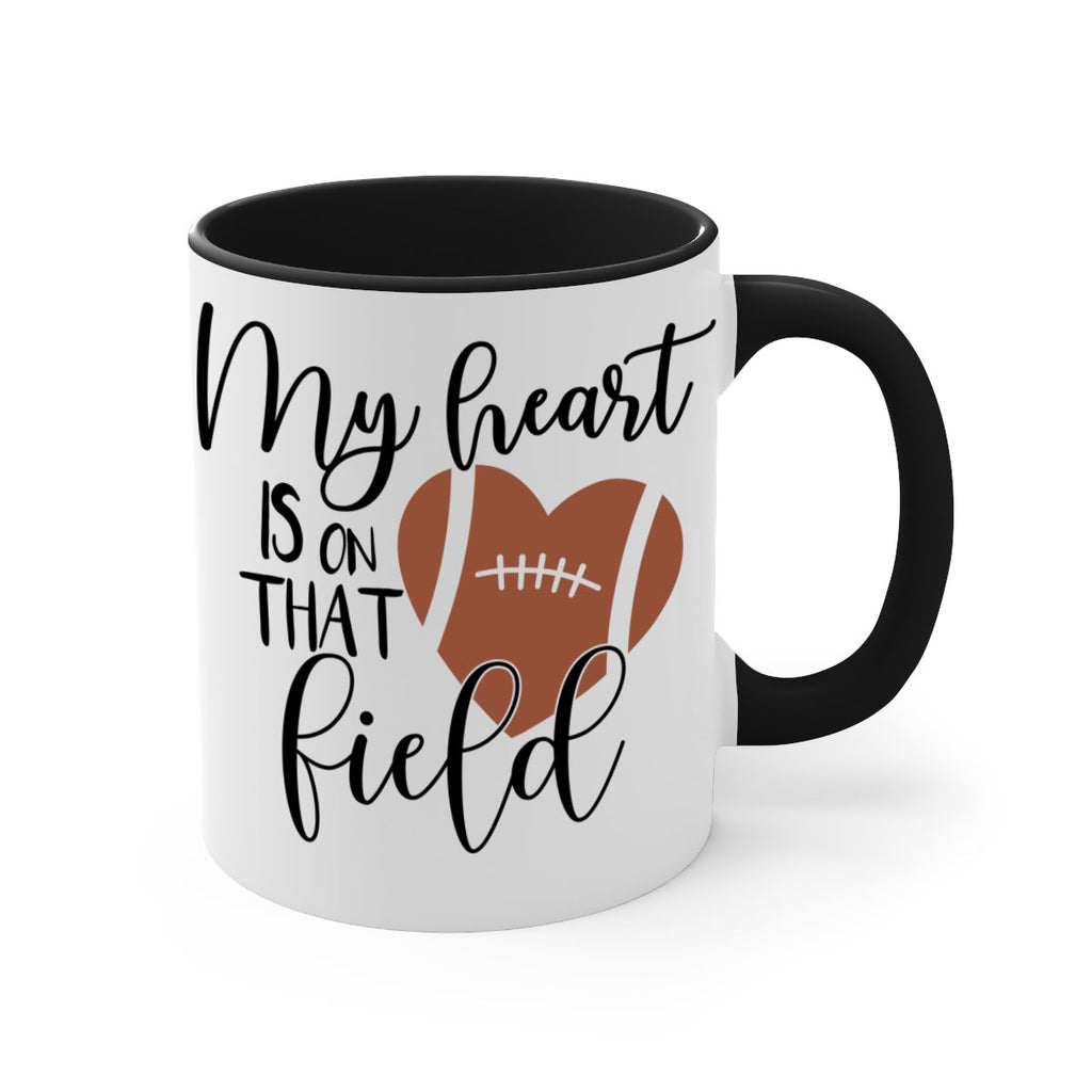 My heart is on that field 639#- football-Mug / Coffee Cup