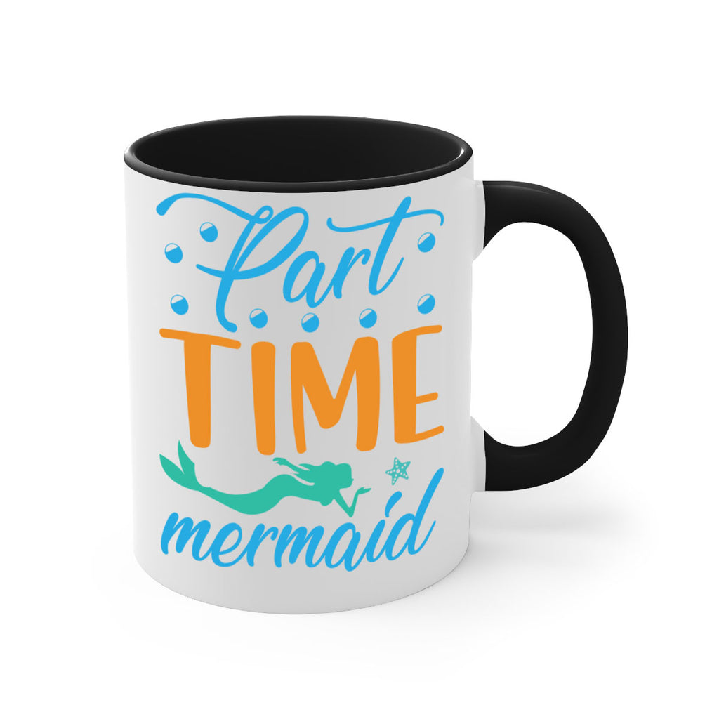 PartTime Mermaid Design 537#- mermaid-Mug / Coffee Cup