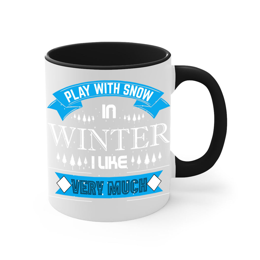 Play with Snow Winter 338#- winter-Mug / Coffee Cup