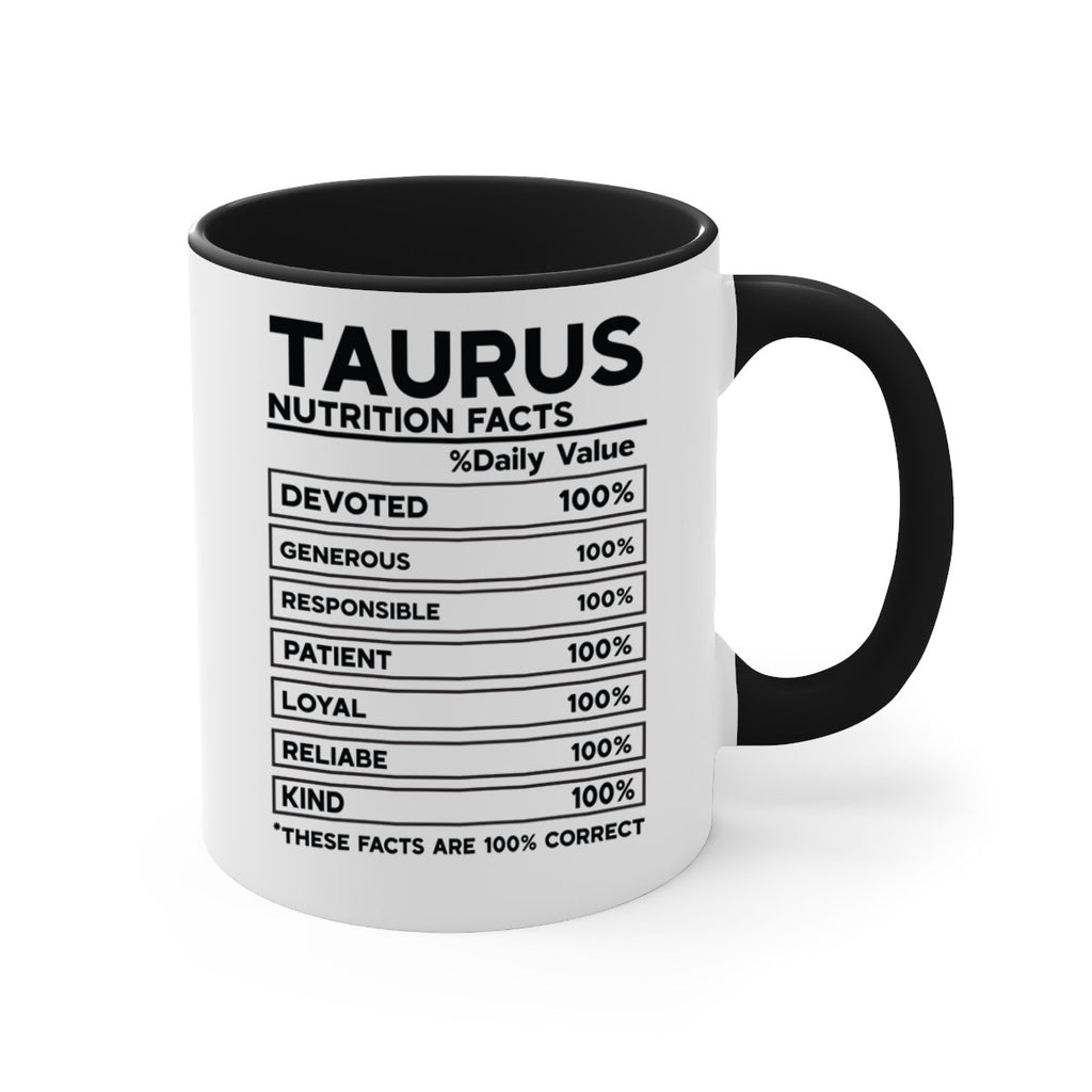 Taurus Nutrition Facts 490#- zodiac-Mug / Coffee Cup