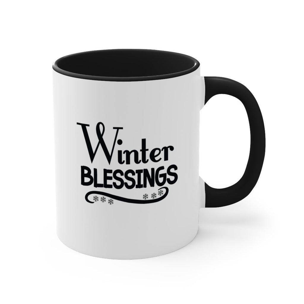 Winter Blessings 493#- winter-Mug / Coffee Cup