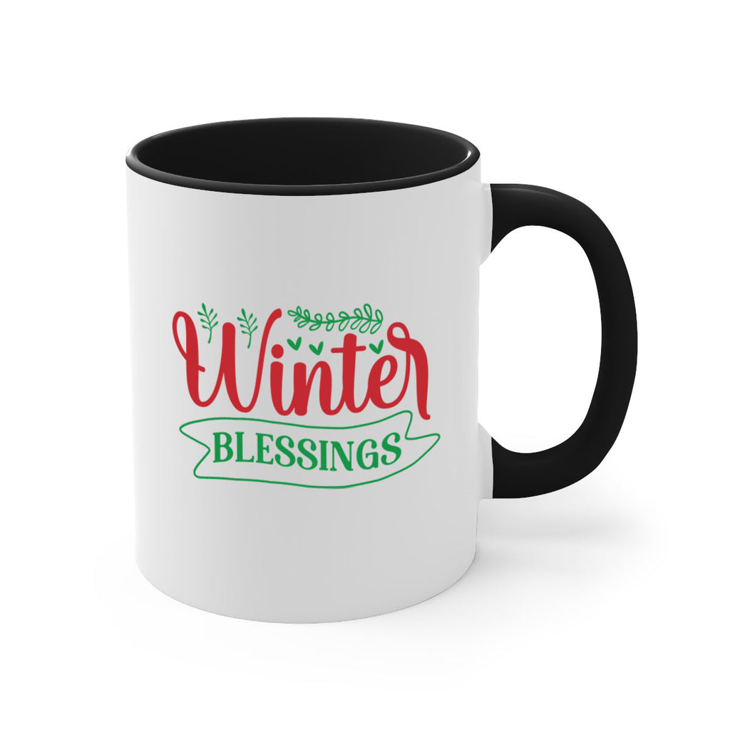 Winter Blessings 494#- winter-Mug / Coffee Cup