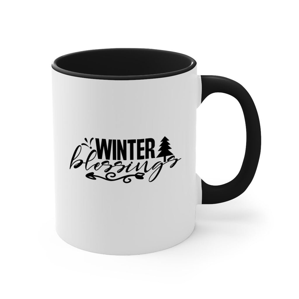 Winter Blessings 496#- winter-Mug / Coffee Cup
