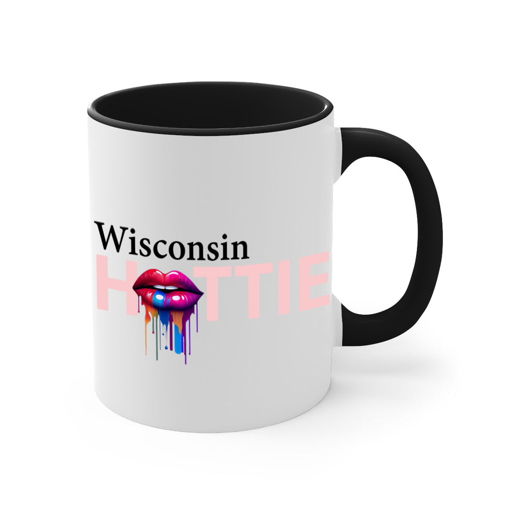 Wisconsin Hottie with dripping lips 49#- Hottie Collection-Mug / Coffee Cup