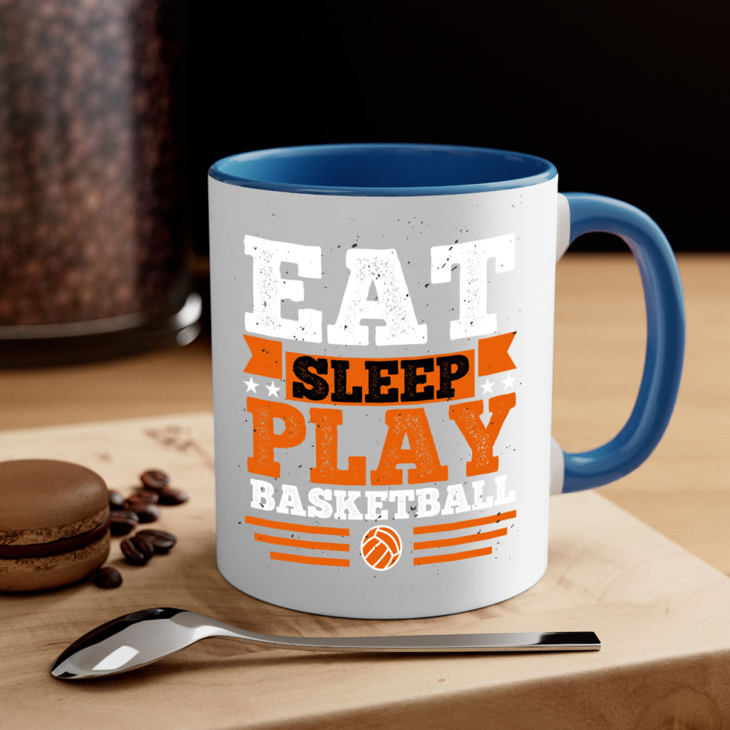 A Eat sleep play volleyball 2334#- basketball-Mug / Coffee Cup