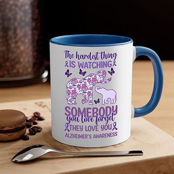 AlzheimerS Awareness Purple Elephant 16#- alzheimers-Mug / Coffee Cup