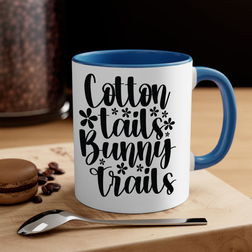 Cotton tails bunny trails  113#- spring-Mug / Coffee Cup