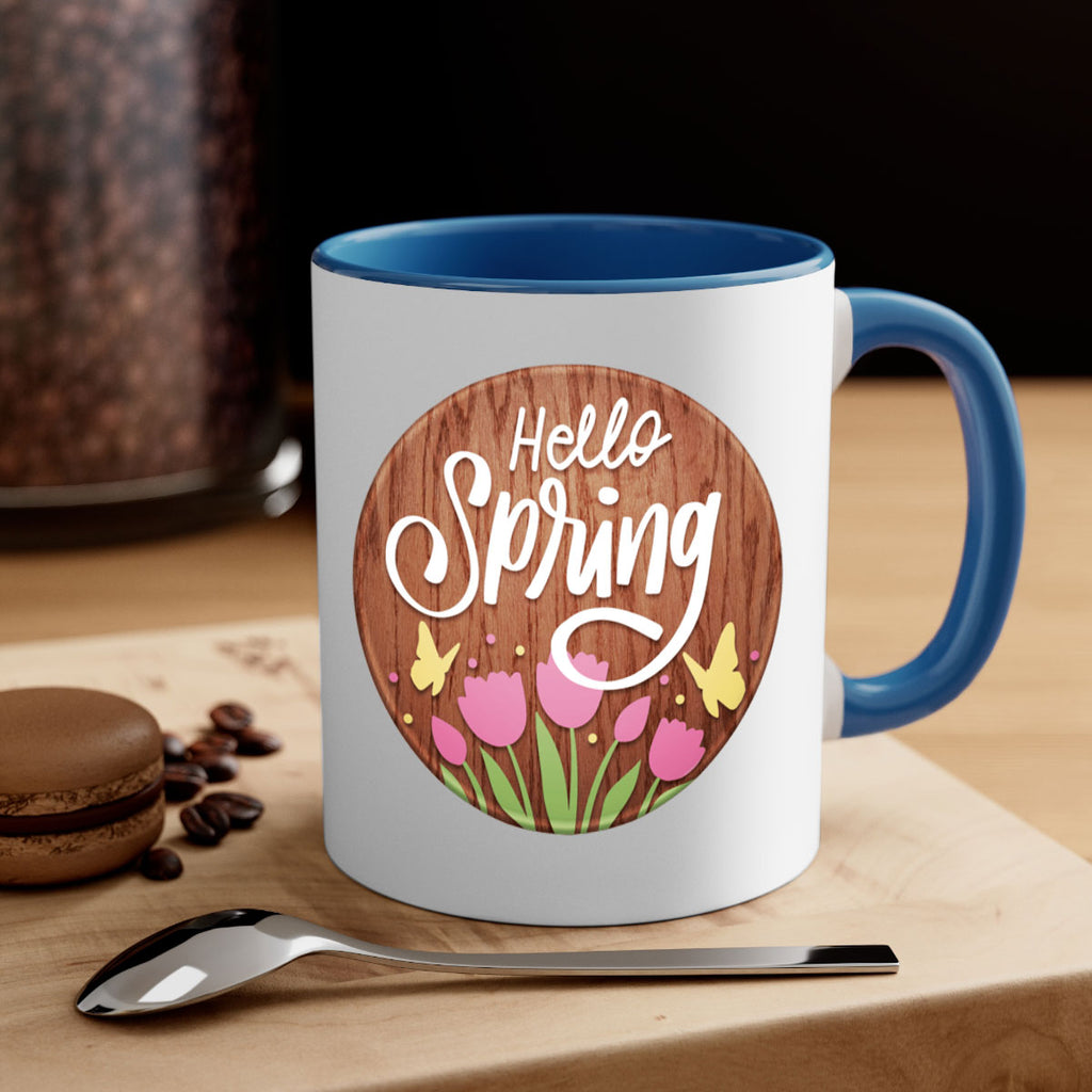 Hello spring Mockup202#- spring-Mug / Coffee Cup