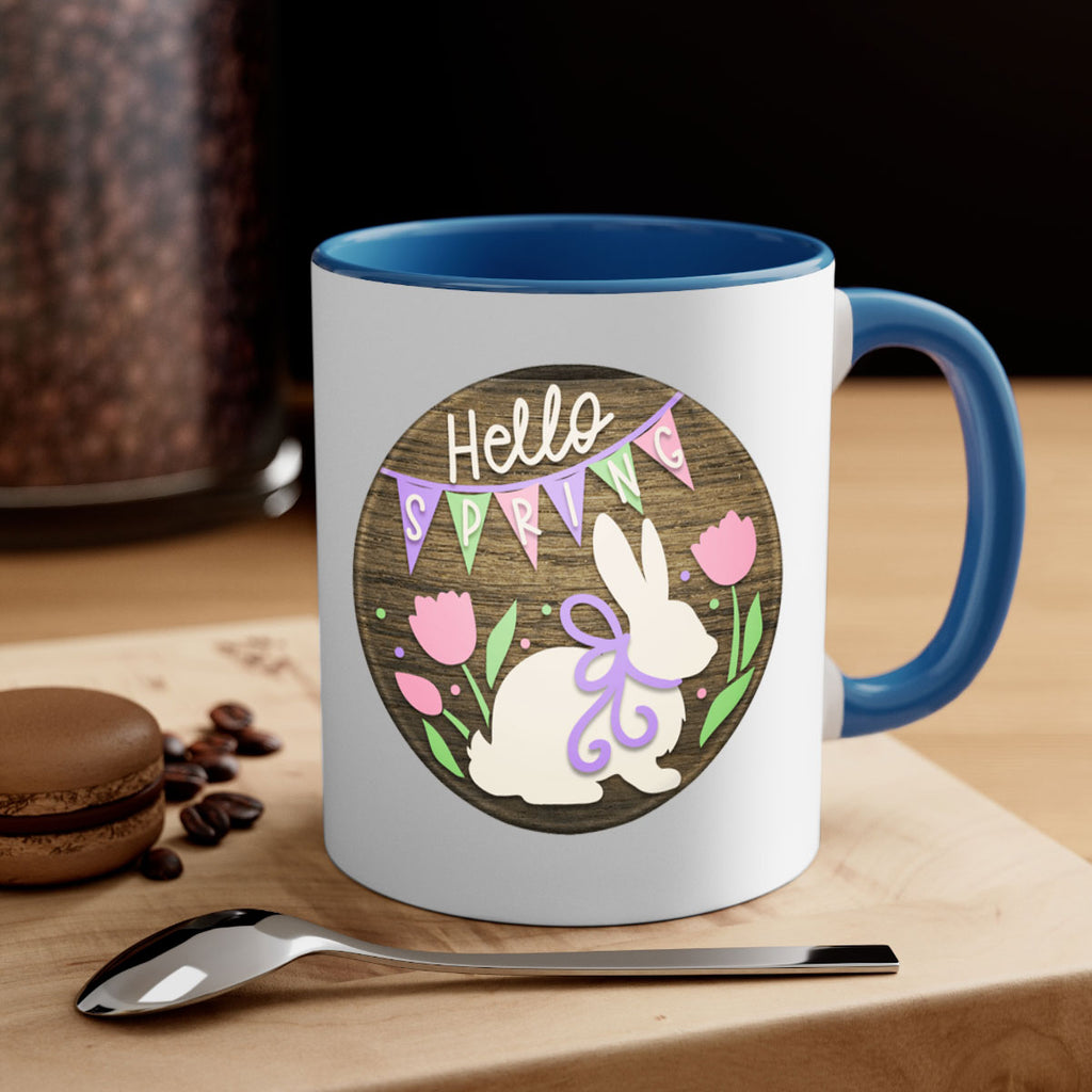 Hello spring bunny Mockup190#- spring-Mug / Coffee Cup