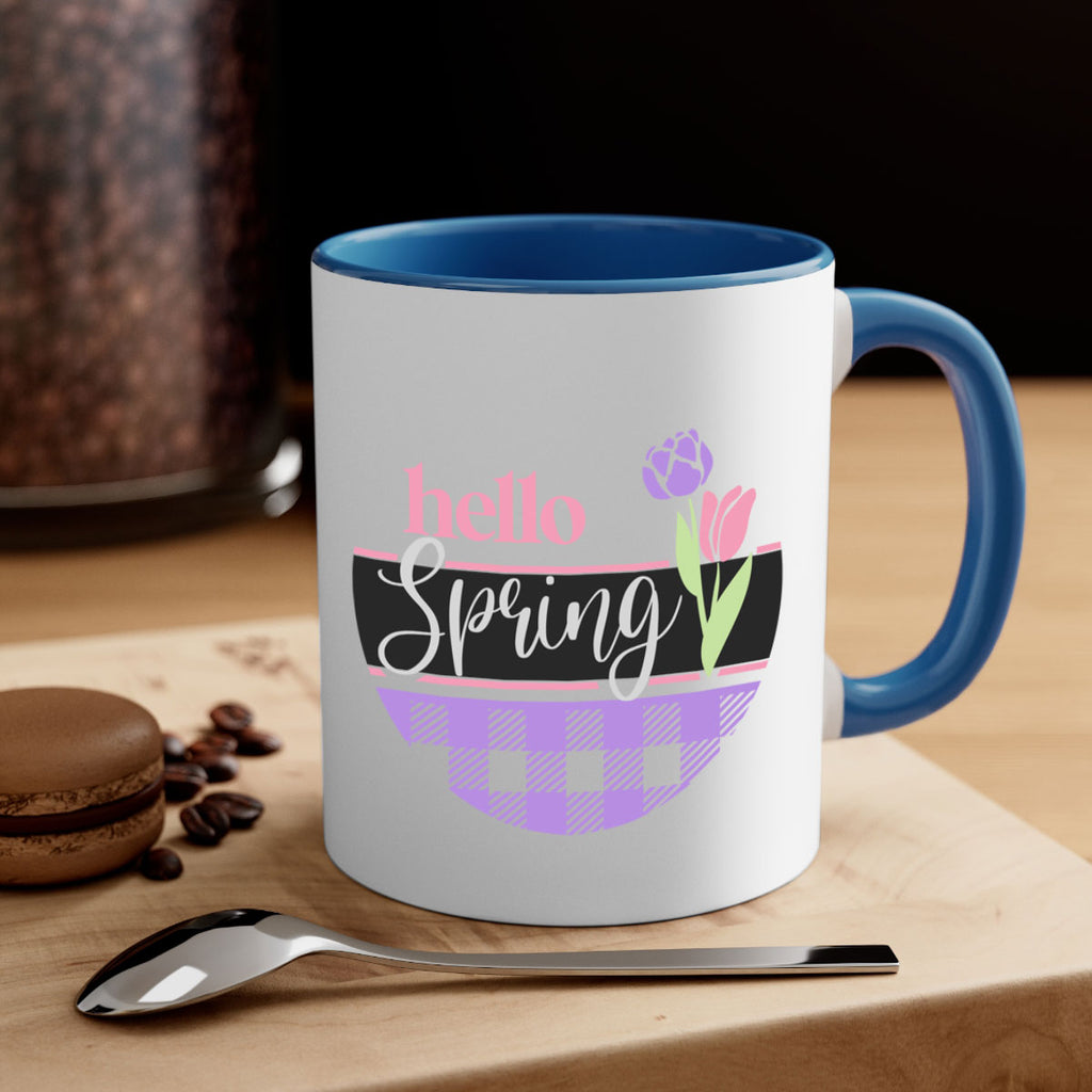 Hello spring plaid206#- spring-Mug / Coffee Cup