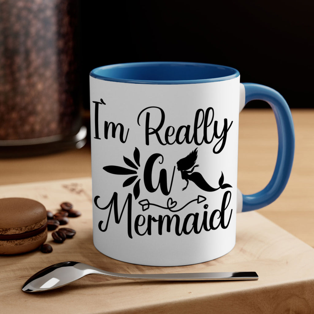 Im really a mermaid 261#- mermaid-Mug / Coffee Cup