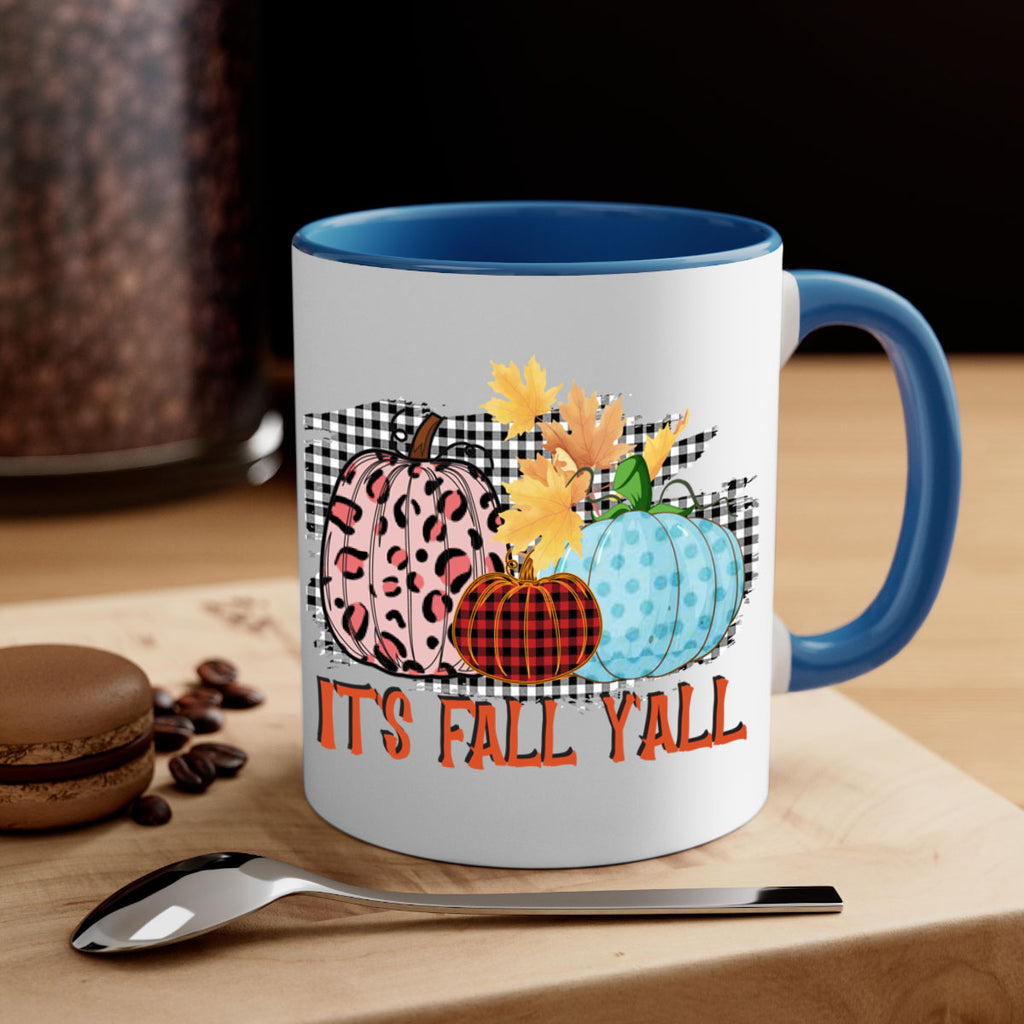 Its Fall Yall Design 371#- fall-Mug / Coffee Cup