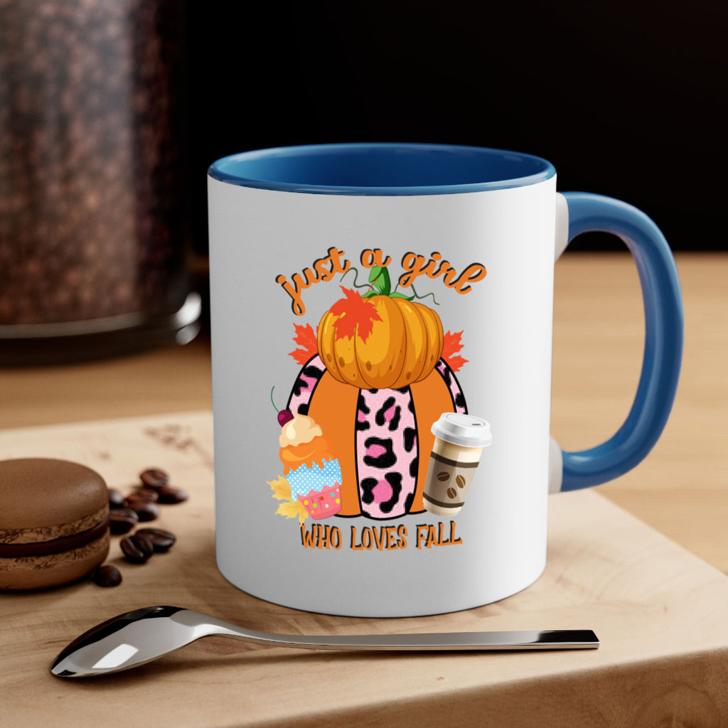Just a Girl Who Loves Fall 383#- fall-Mug / Coffee Cup