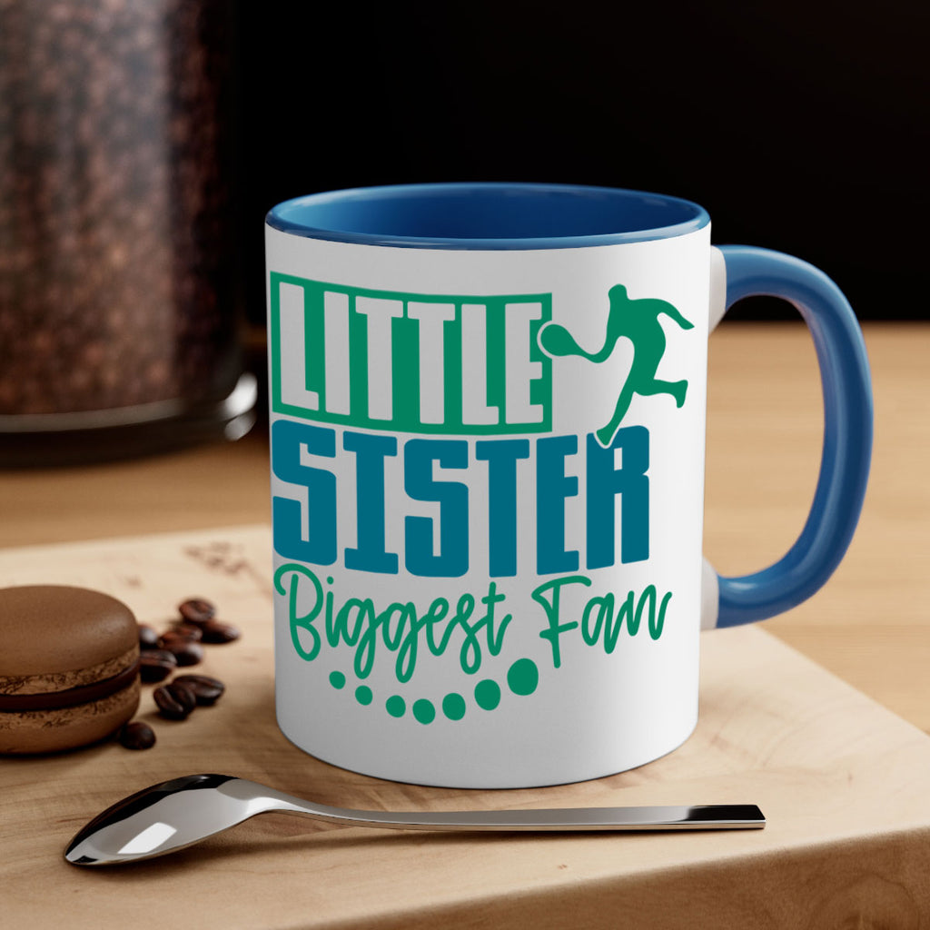 Little Sister Biggest Fan 859#- tennis-Mug / Coffee Cup