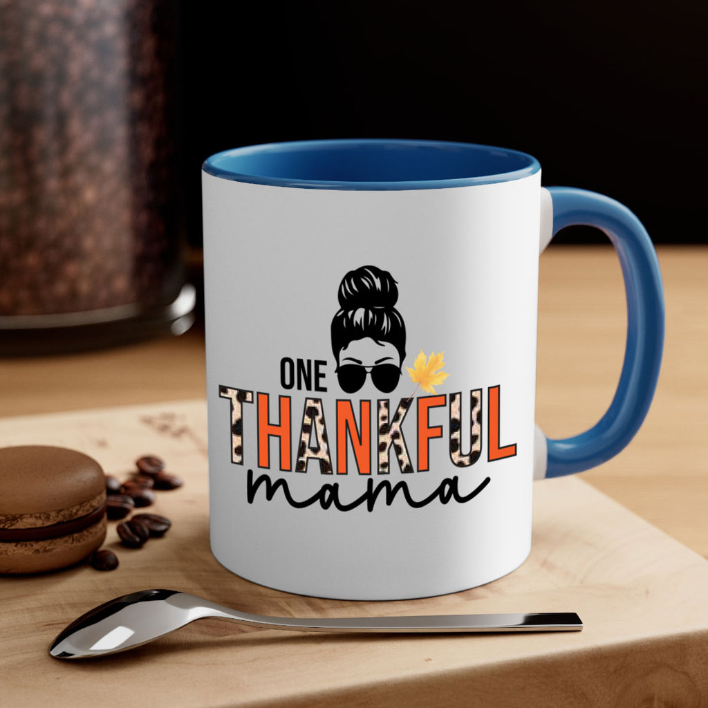 One thankful mama 463#- fall-Mug / Coffee Cup