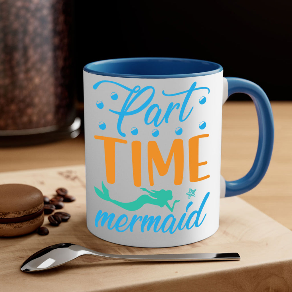 PartTime Mermaid Design 537#- mermaid-Mug / Coffee Cup