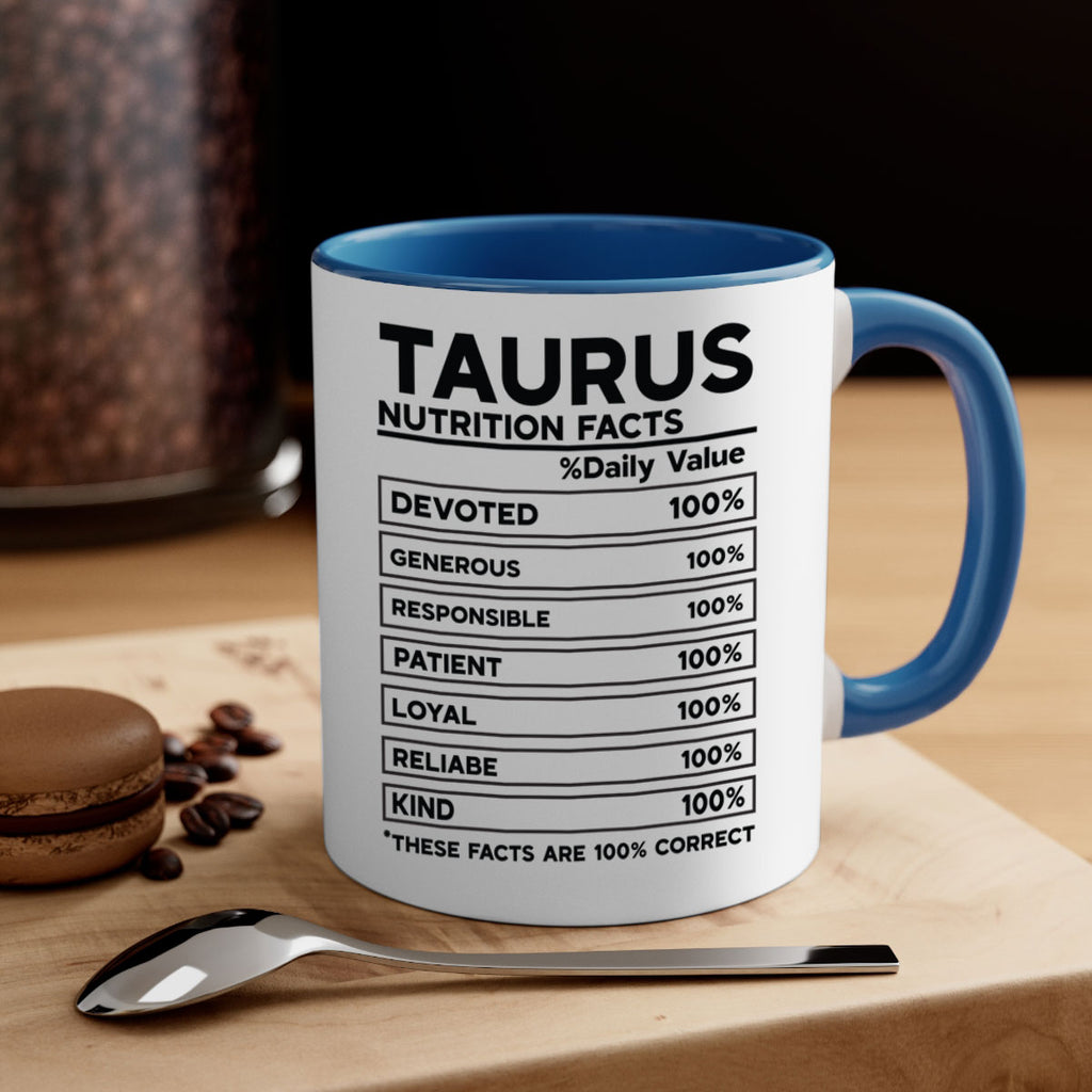 Taurus Nutrition Facts 490#- zodiac-Mug / Coffee Cup