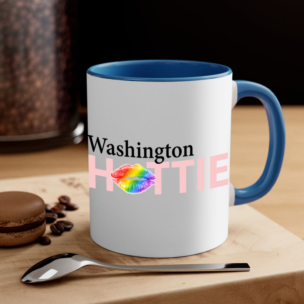 Washington Hottie with rainbow lips 47#- Hottie Collection-Mug / Coffee Cup