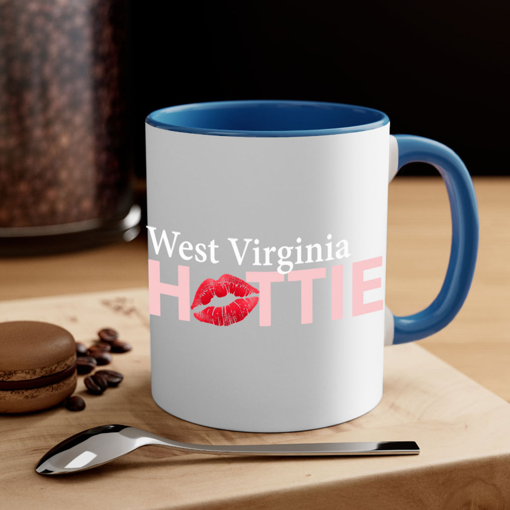 West Virginia Hottie With Red Lips 102#- Hottie Collection-Mug / Coffee Cup