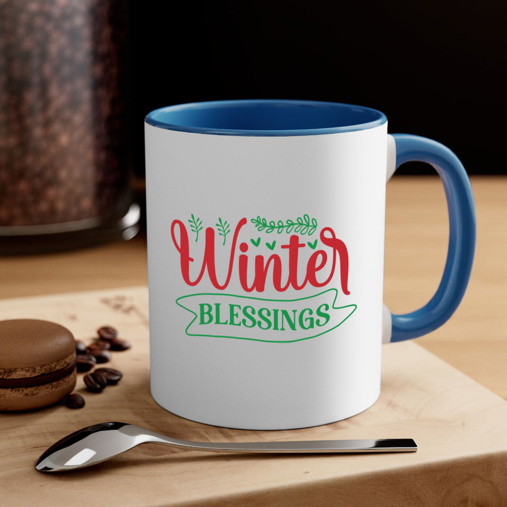 Winter Blessings 494#- winter-Mug / Coffee Cup