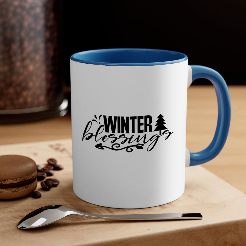 Winter Blessings 496#- winter-Mug / Coffee Cup