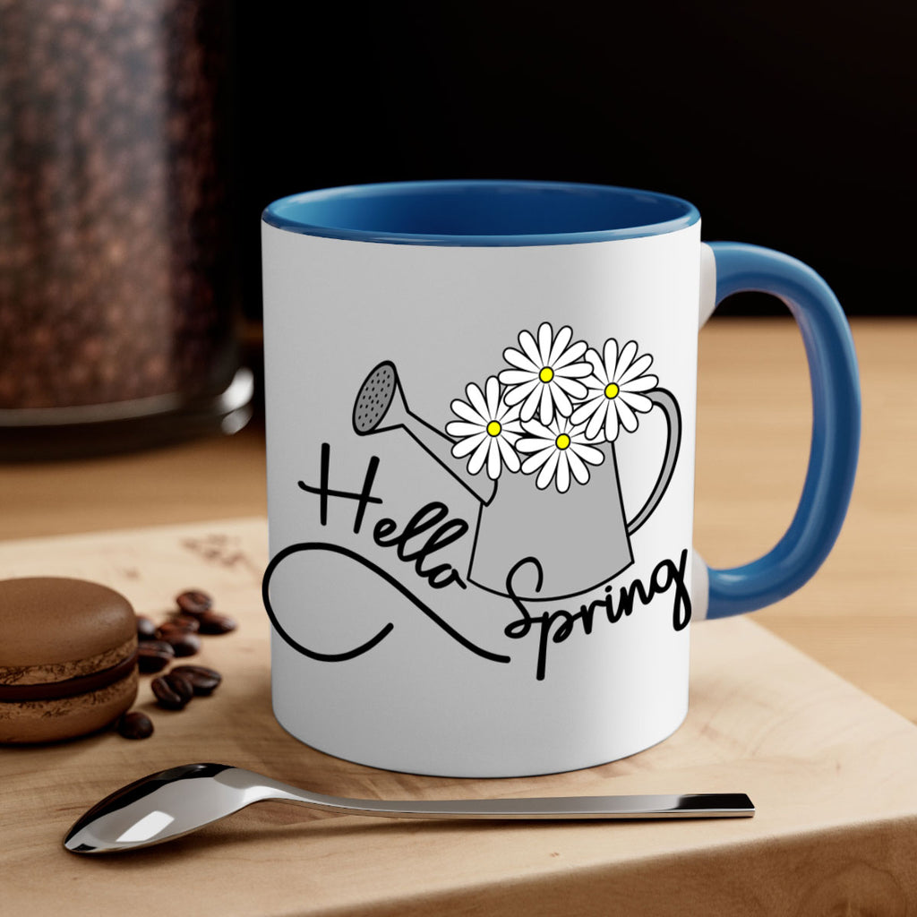 hello spring watering can208#- spring-Mug / Coffee Cup