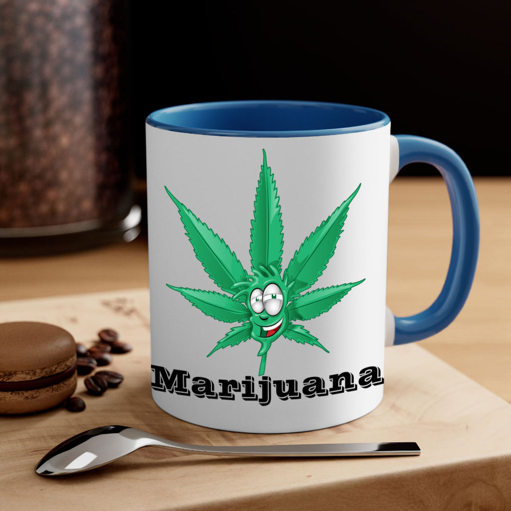 marijuana happy face 199#- marijuana-Mug / Coffee Cup