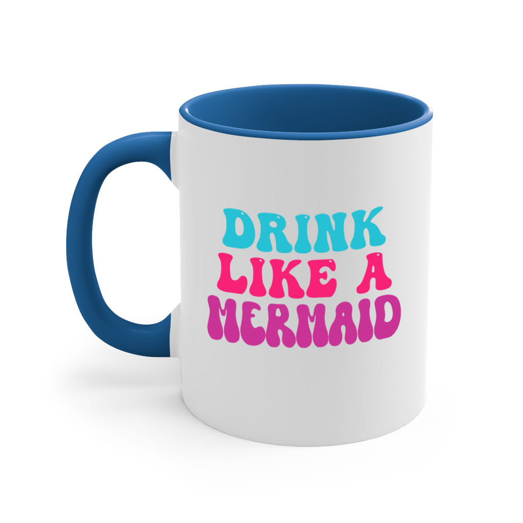 Drink Like A Mermaid 141#- mermaid-Mug / Coffee Cup